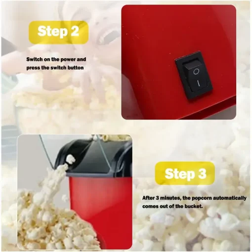 Hot-Air-Popcorn-Popper-1200W-95-Popping-Rate-3-Minute-Fast-Maker–No-Oil-Healthy-Snack-for-Kids-and-Adults