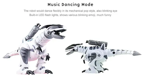 Intelligent Remote Control Dinosaur Robot Toy4