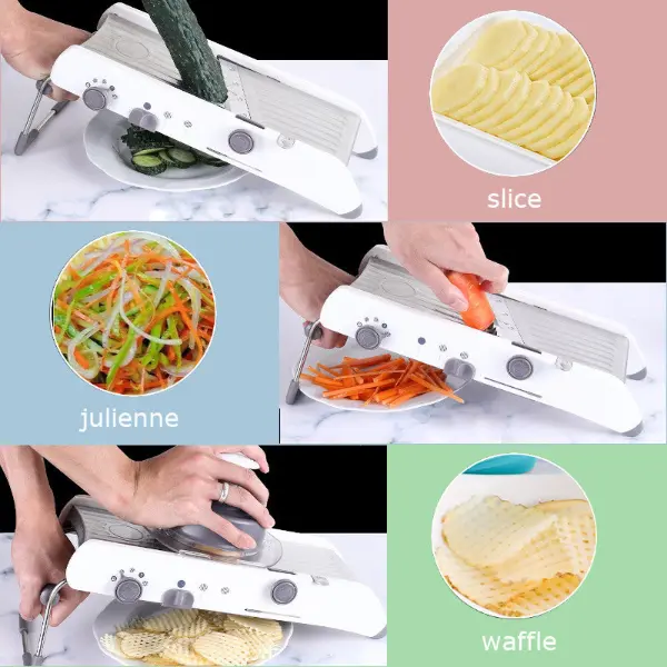 Professional Stainless Steel Mandoline Slicer Across U S2