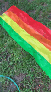 Rainbow Lawn Water Slip N Slide