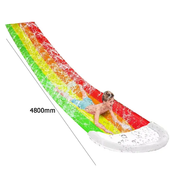 Rainbow Lawn Water Slip N Slide3