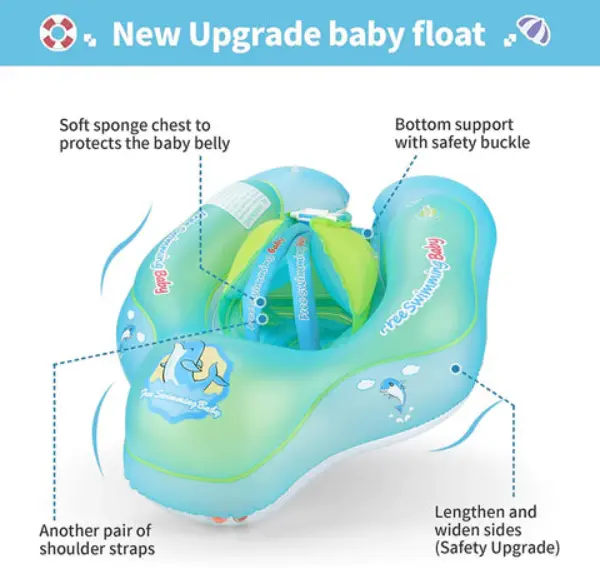 Smart Swim Trainer Baby Airless Float Ring6