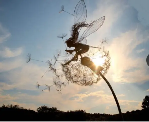 Wonderland Garden Decoration - Fairy And Dandelion Dance1