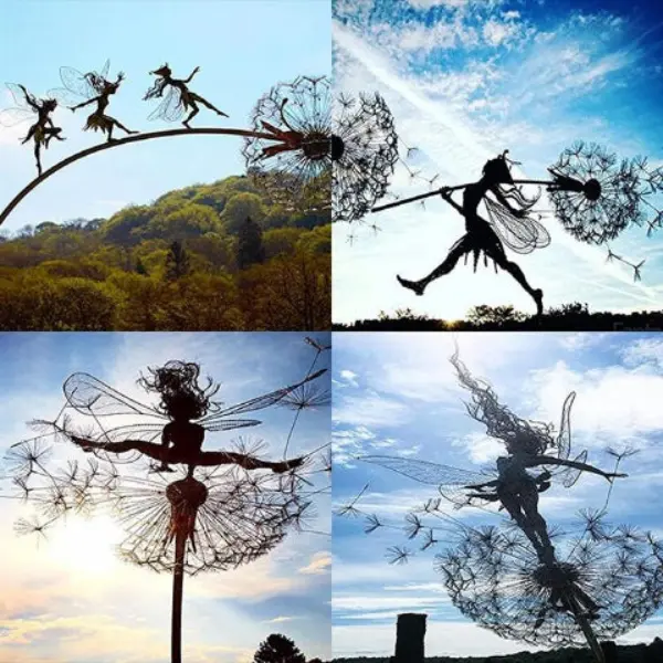 Wonderland Garden Decoration - Fairy And Dandelion Dance2