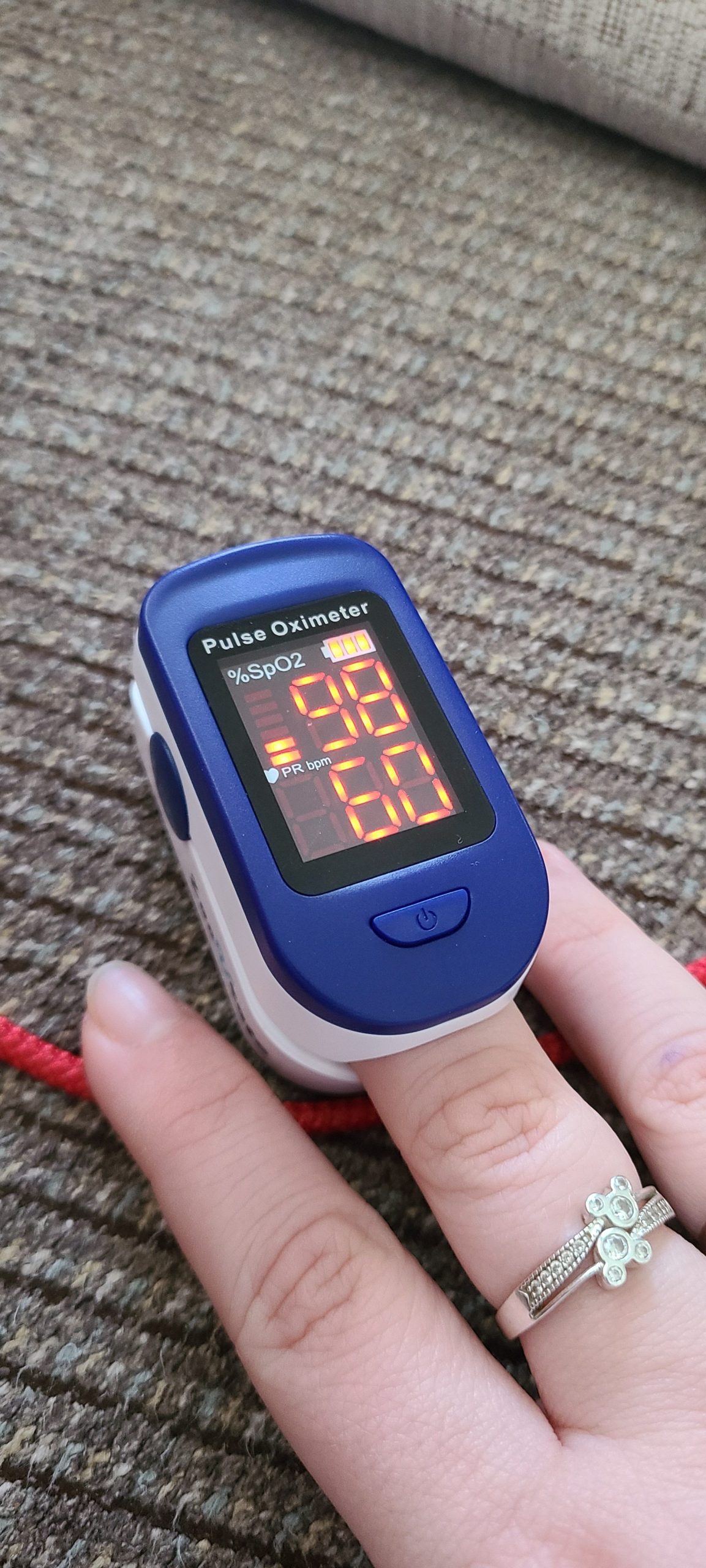 Finger Blood Pressure Pulse Oximeter photo review