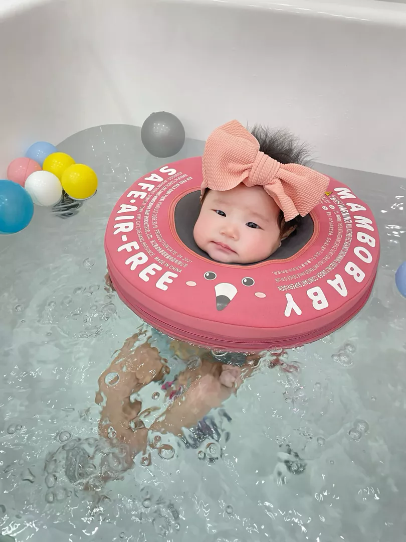 Baby Neck Swimming Ring For 0-2 Years photo review