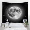 Moon Painting Wall Art Canvas - Moonrise At Sea Ocean Framed Pictures For Living Room Decorations 300cmx200cm Home Office Modern Landscape Poster Nature Print Ready To Hang Bedroom Bathroom Artwork1