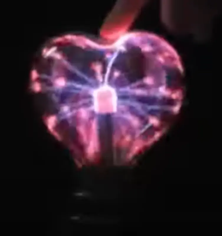 Tesla Coil Light Show Plasma Heart Ball photo review