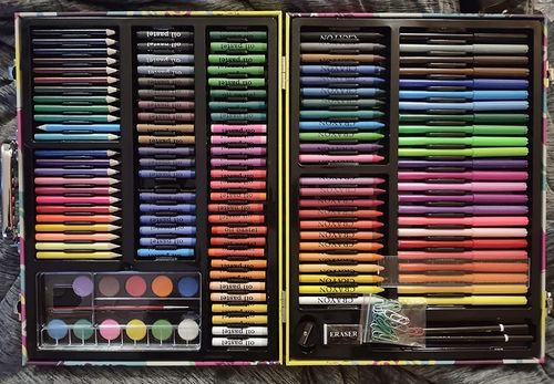 Art Kit - Supplies Drawing Pencil Set Gifts for Teen Girls Boys (150/168 Piece) photo review