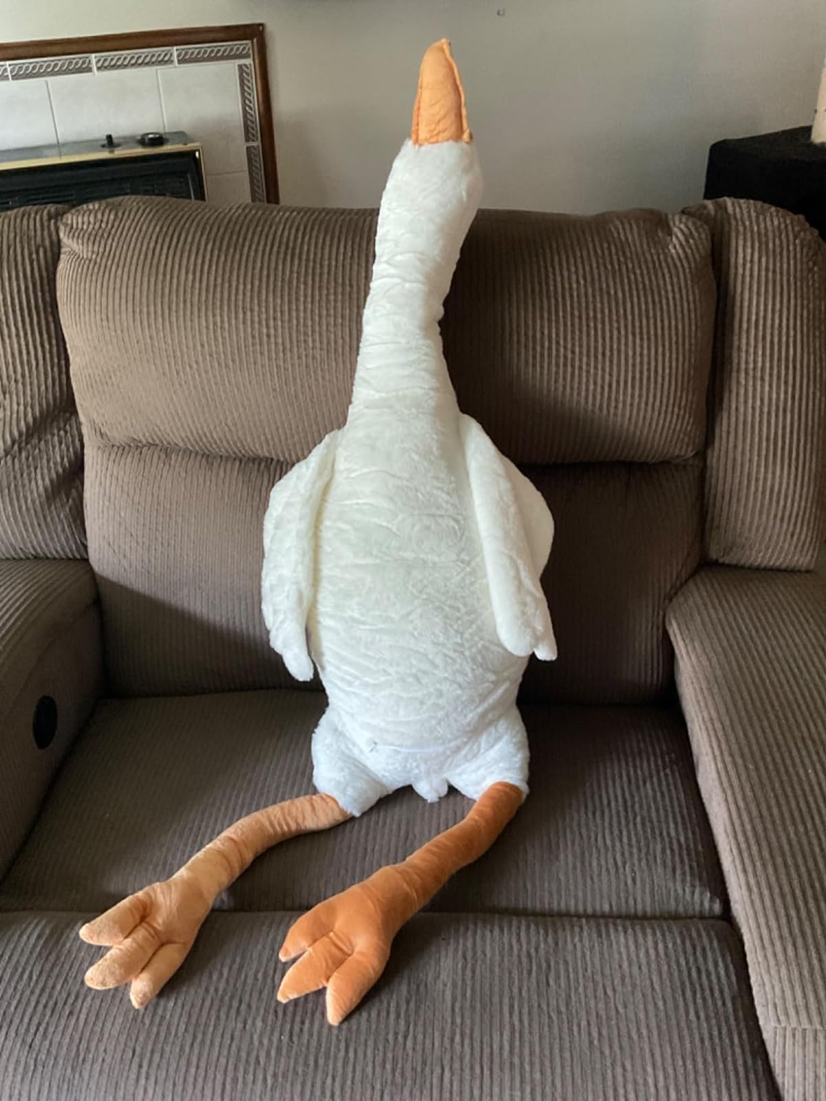 Bruce The Goose Giant Weighted Plush Toy photo review