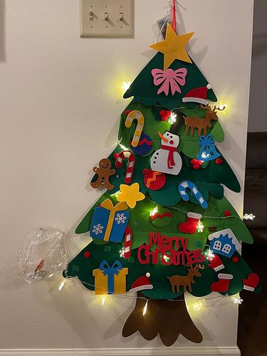 Diy Felt Christmas Tree Set photo review