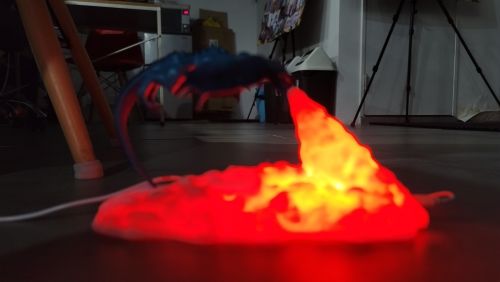 Dragon Night Light - 3D Printing Fire Breathing Dragon Lamp photo review