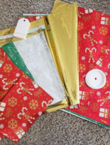 Drawstring Christmas Gift Bags (15 Sets) photo review