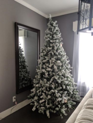 Exclusive White S Effect Artificial Christmas Tree photo review