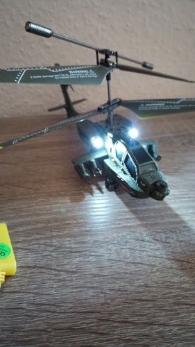 Fighter Anti Fall Remote Control Helicopter Drone Apache Aircraft Toy photo review