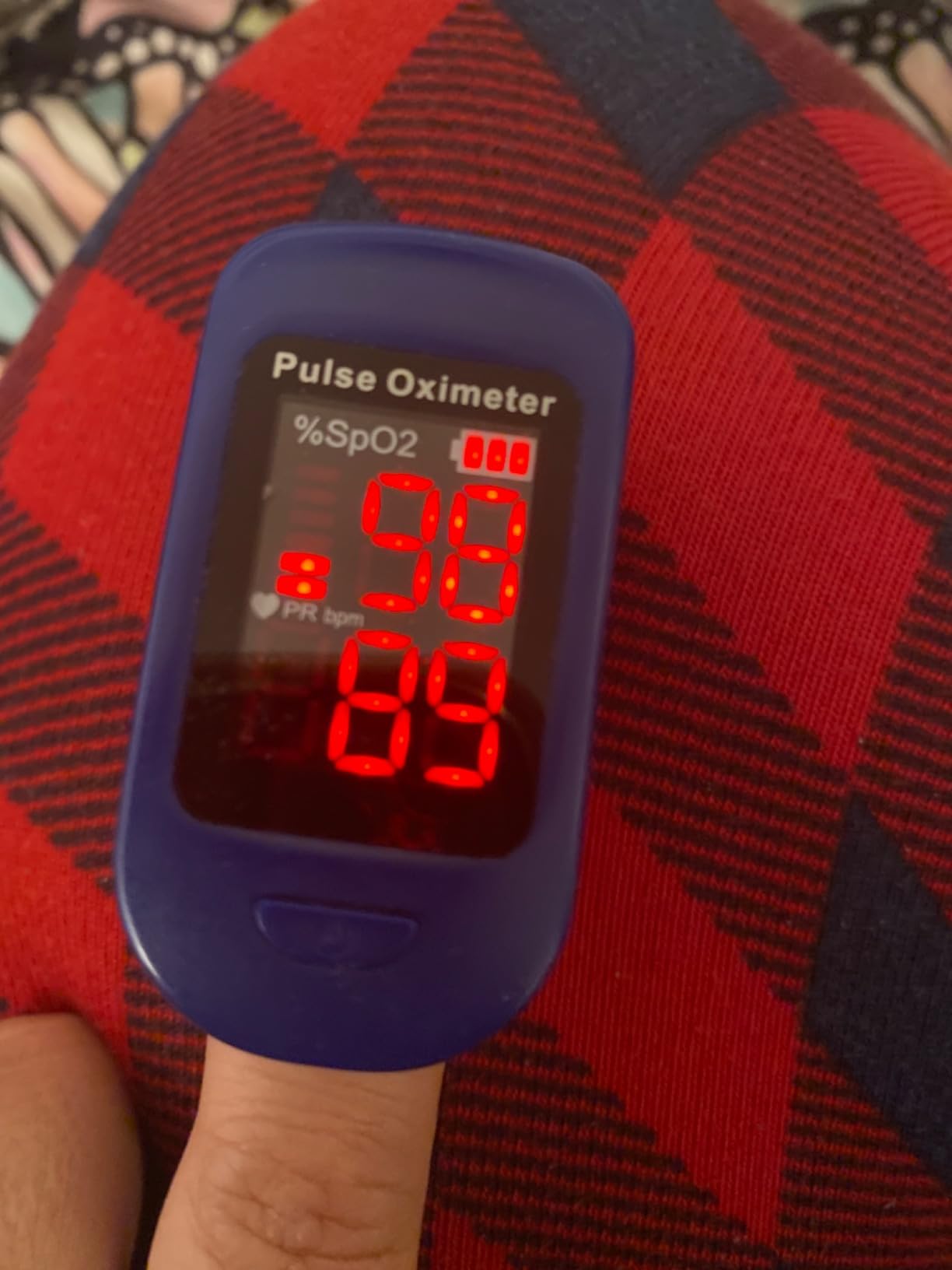 Finger Blood Pressure Pulse Oximeter photo review