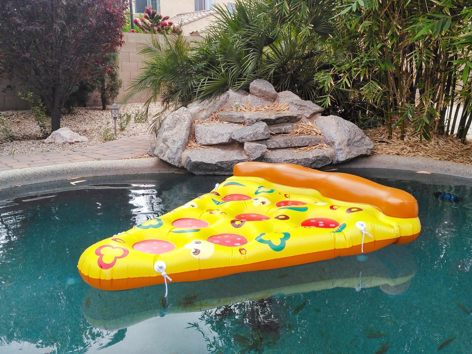 Giant Pizza Slice Pool Floaty Party Toys photo review