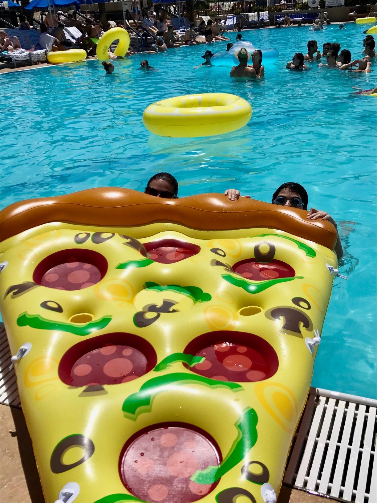 Giant Pizza Slice Pool Floaty Party Toys photo review