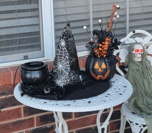 Halloween Witch Pot Smoke Machine Mist Maker photo review