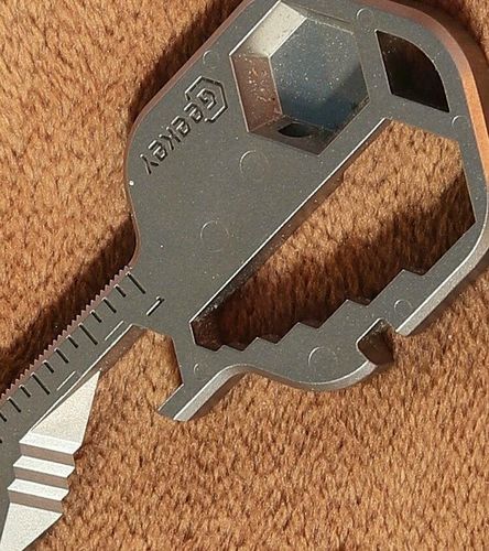 Keyzmo Multi Tool 24 In 1 Key Shaped Pocket Tool Multitool Key With Key Outdoor Keychain Tool Drill photo review