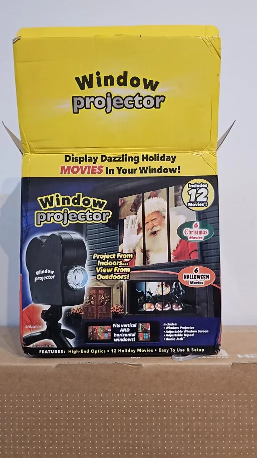 Magic Window Projector Projector That Turns Any Window Into A Festive Image photo review