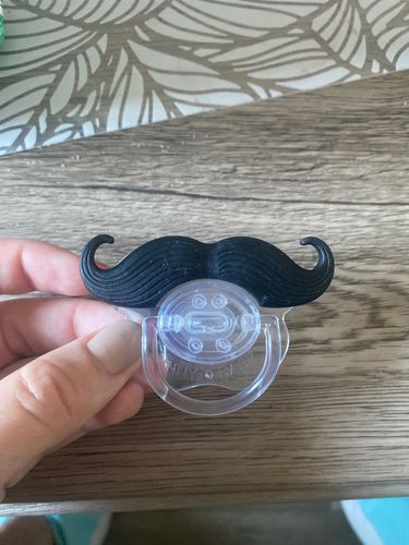 Mustache Pacifier for Newborns Boys and Girls photo review