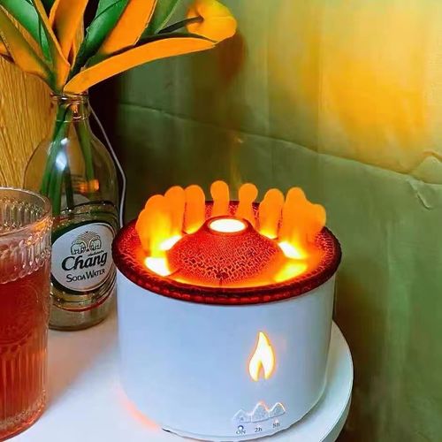 New Creative Ultrasonic Essential Oil Humidifier Volcano Aromatherapy Machine Spray Jellyfish Air photo review