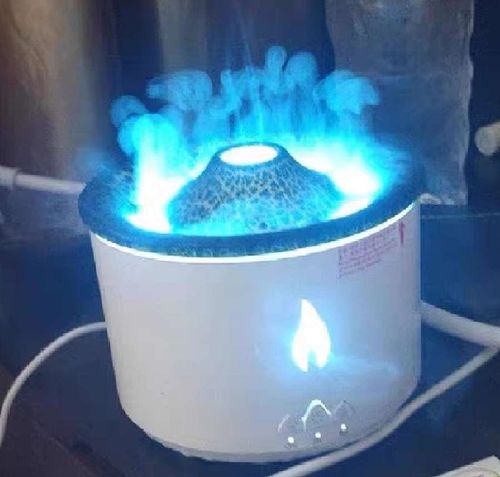 New Creative Ultrasonic Essential Oil Humidifier Volcano Aromatherapy Machine Spray Jellyfish Air photo review