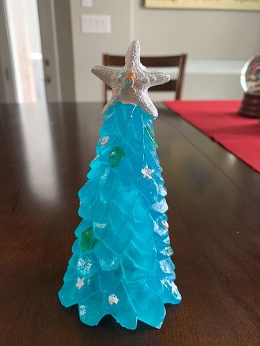 Sea Glass Christmas Tree Craft photo review