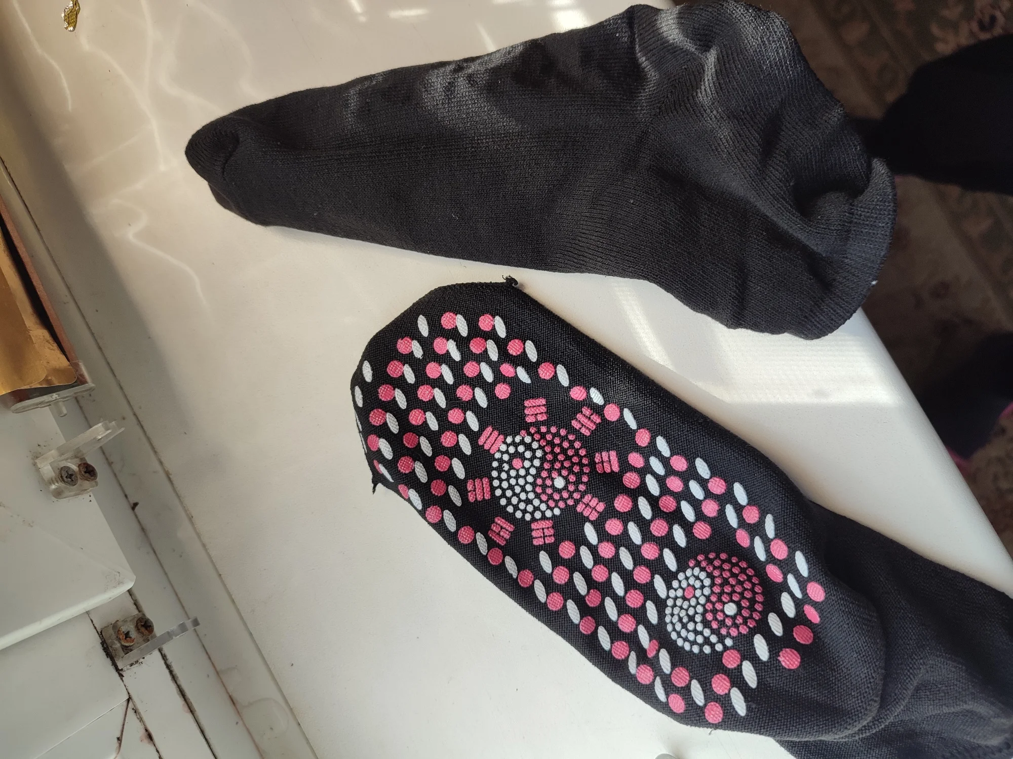 Self Heated Socks That Massage Your Feet photo review