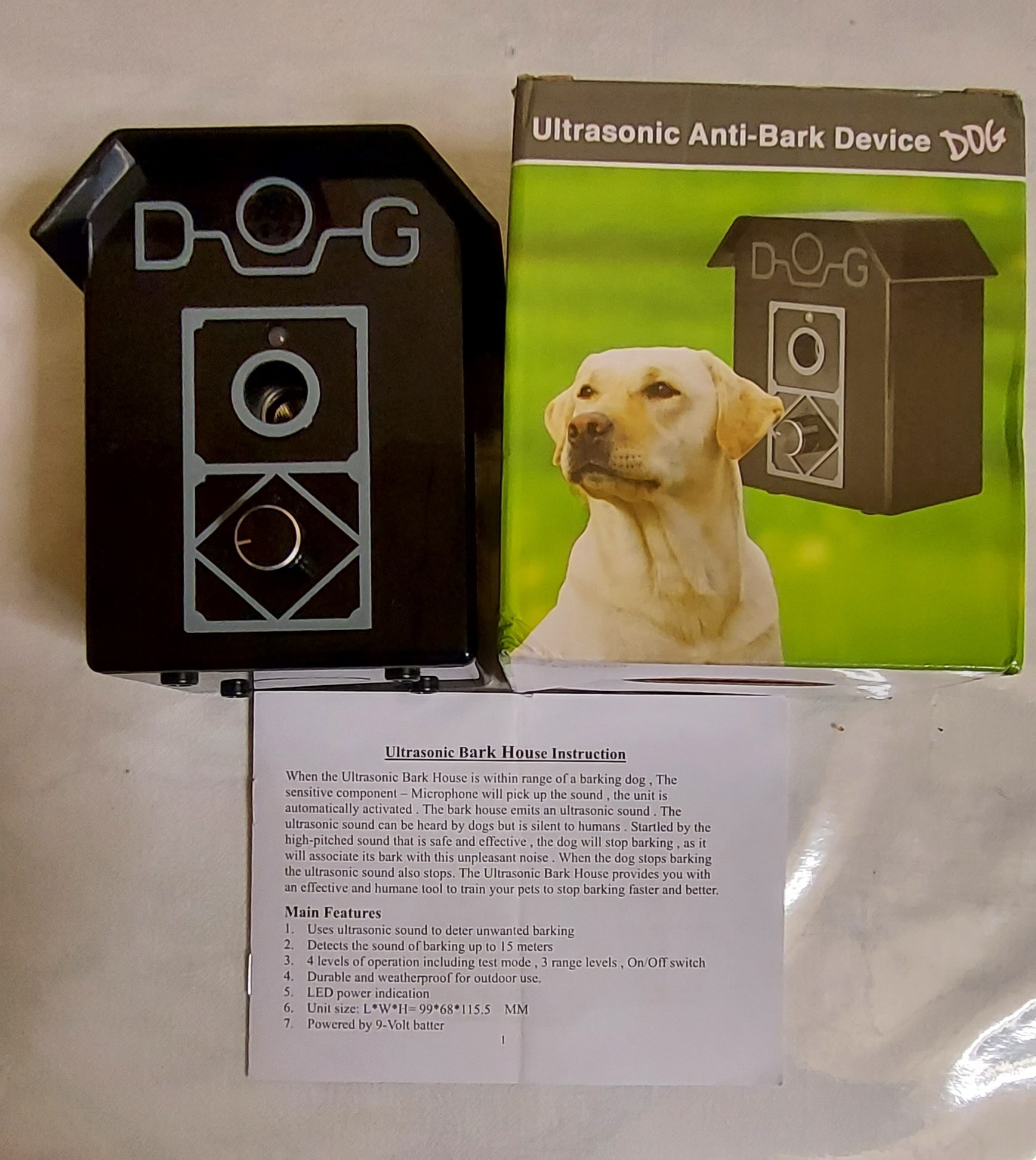 Ultrasonic Dog Barking Control Devices and Dog Training Tools photo review