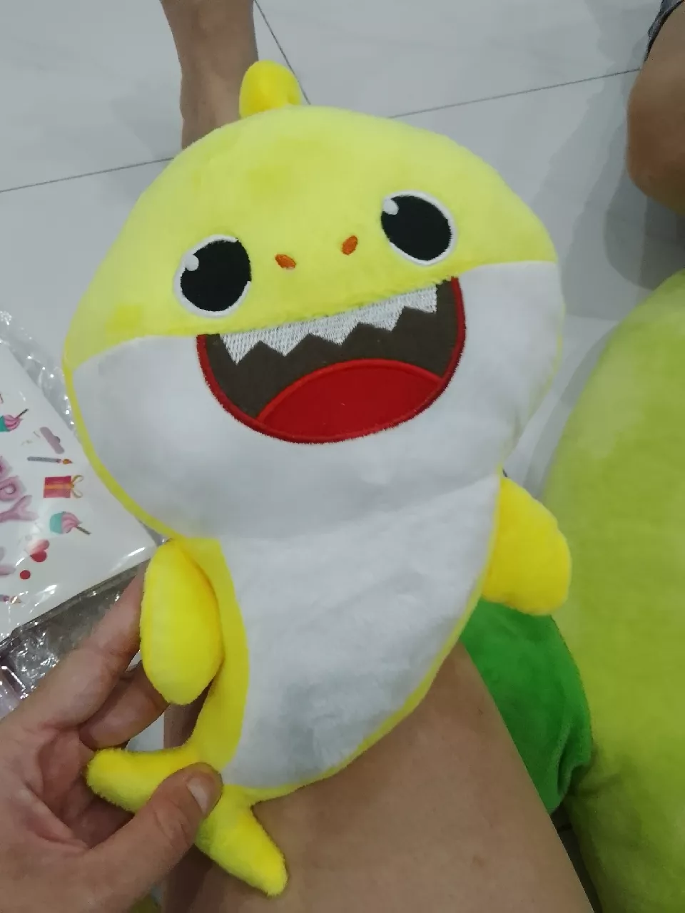 32 Cm Baby Shark With Cartoon Music Plush Toy photo review